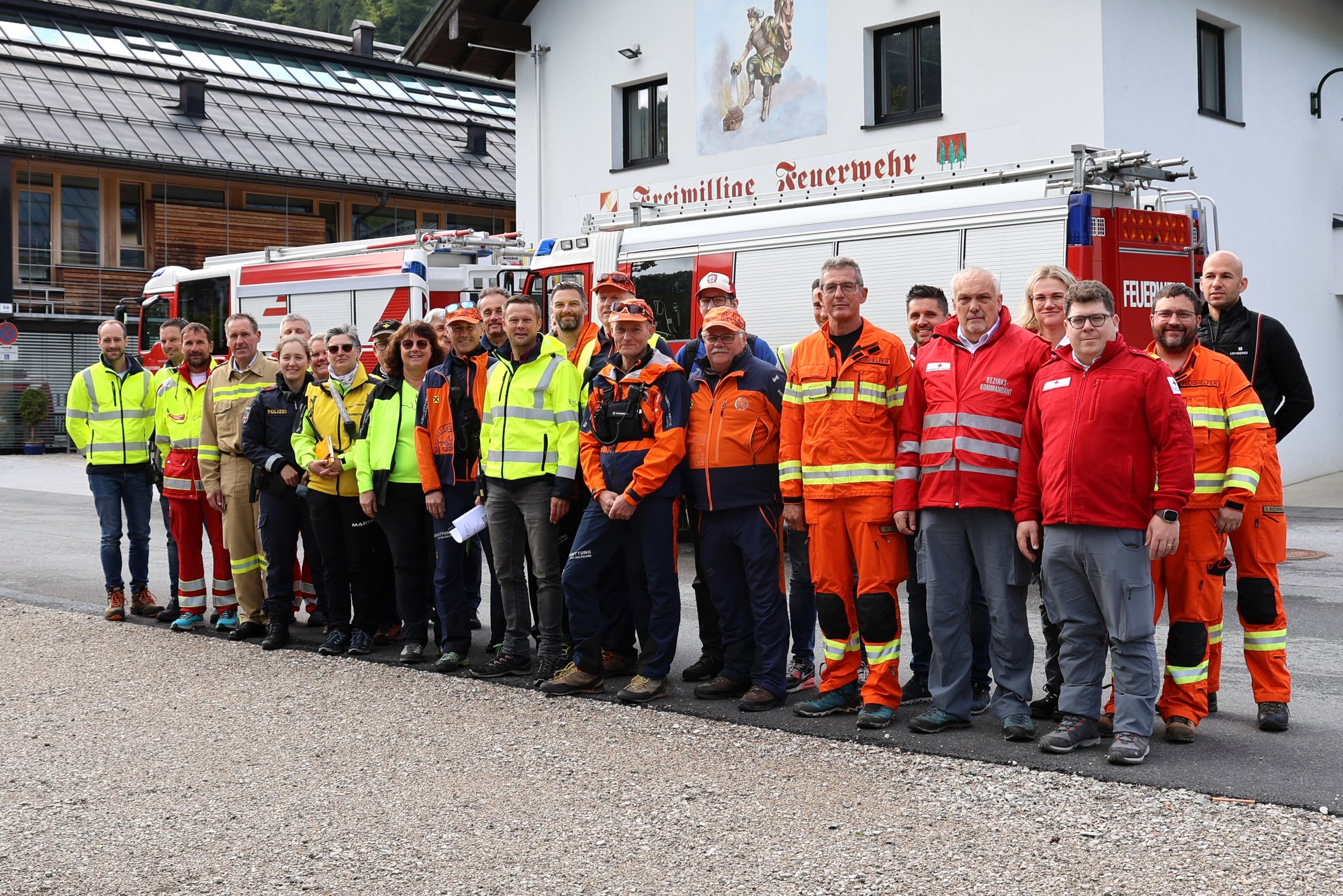 Die Einsatzkräfte